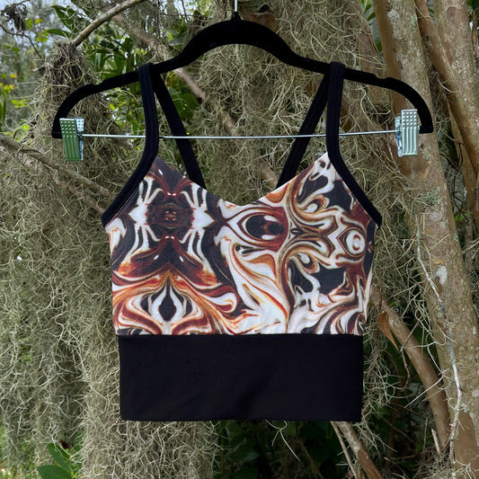 Caramel Swirl Bralette Tank XS/S