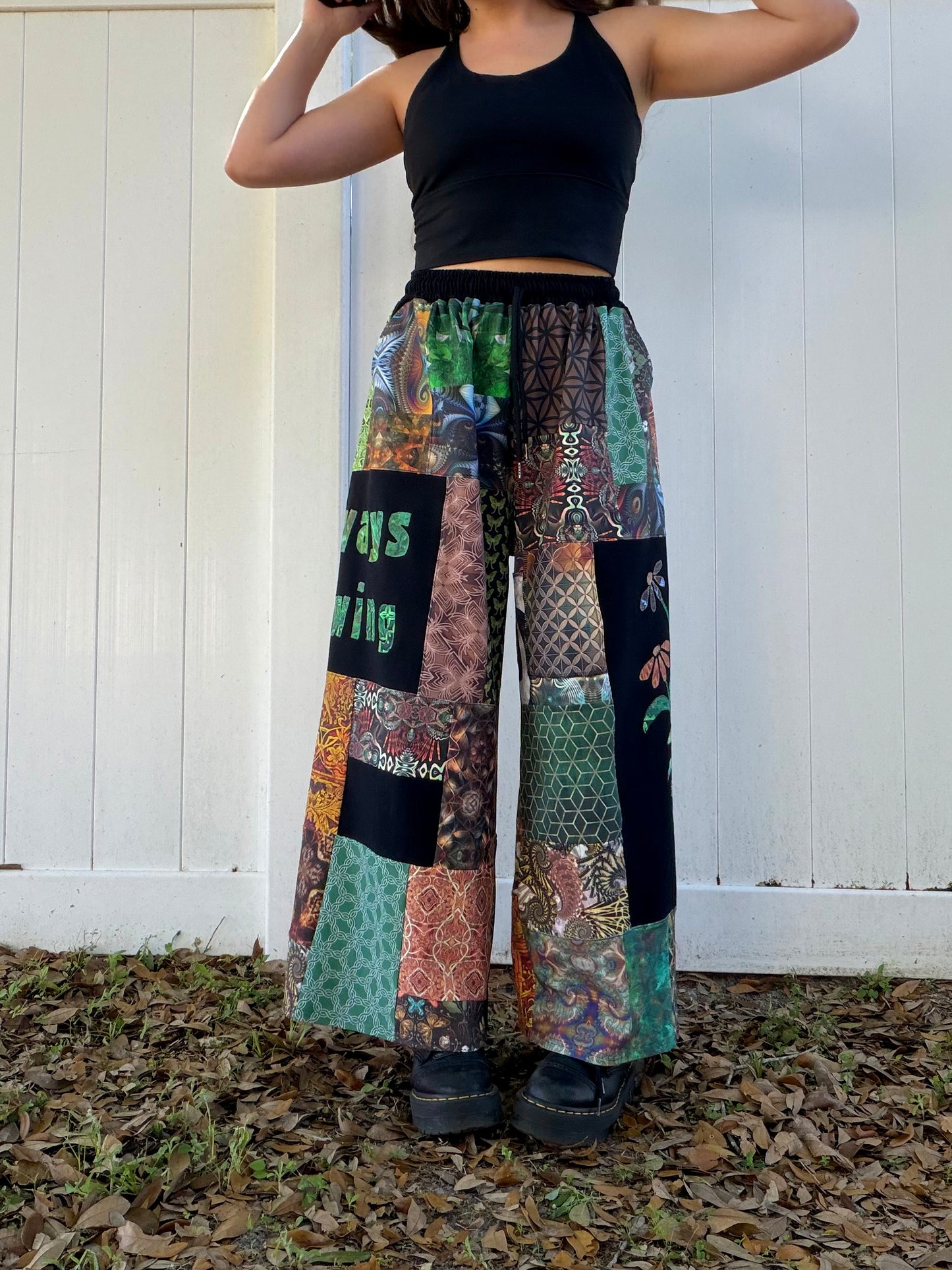 Plant Pot Patchwork Pants 🌱 XS-XL