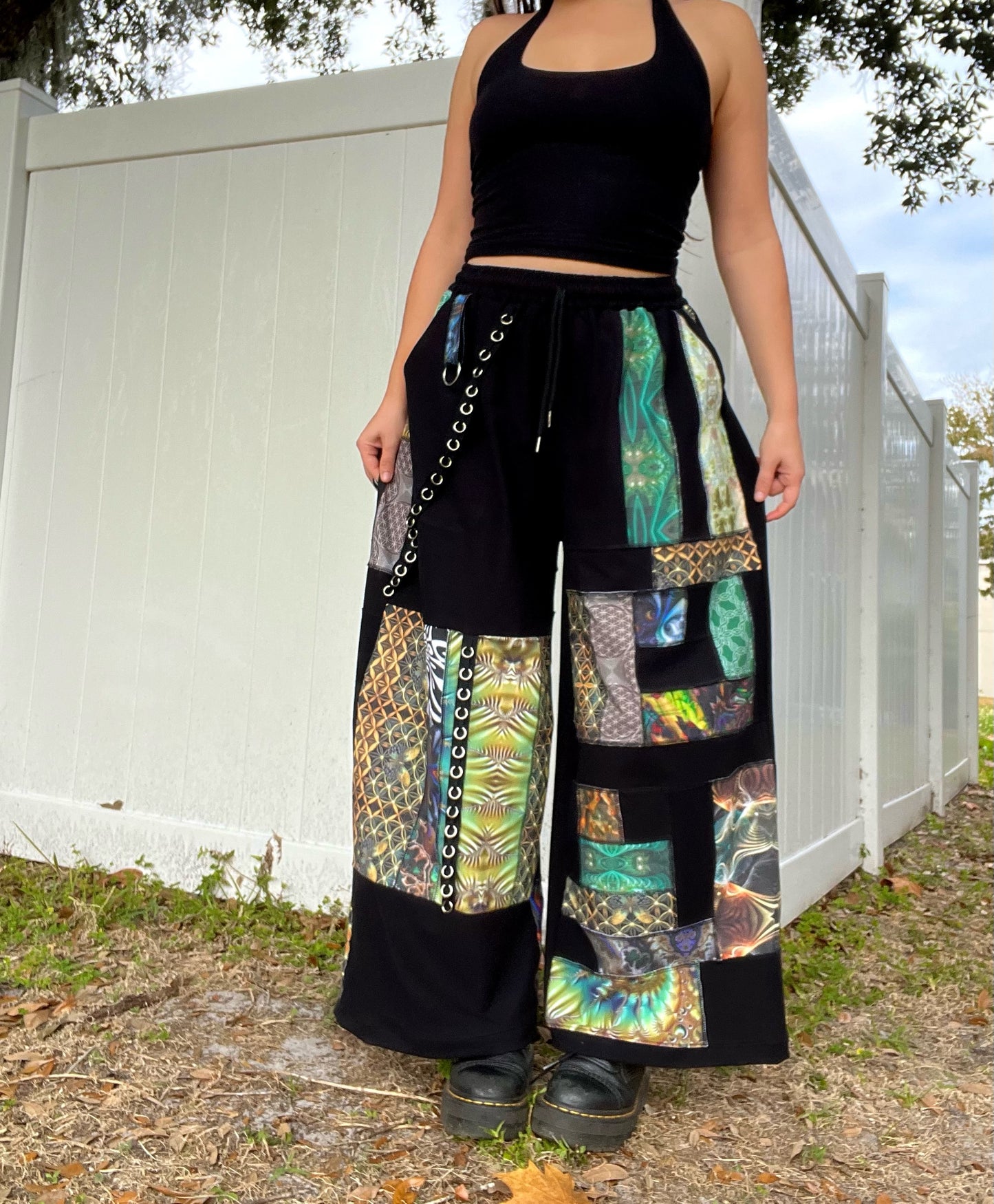 Scrap Patchwork Pants XS-XL