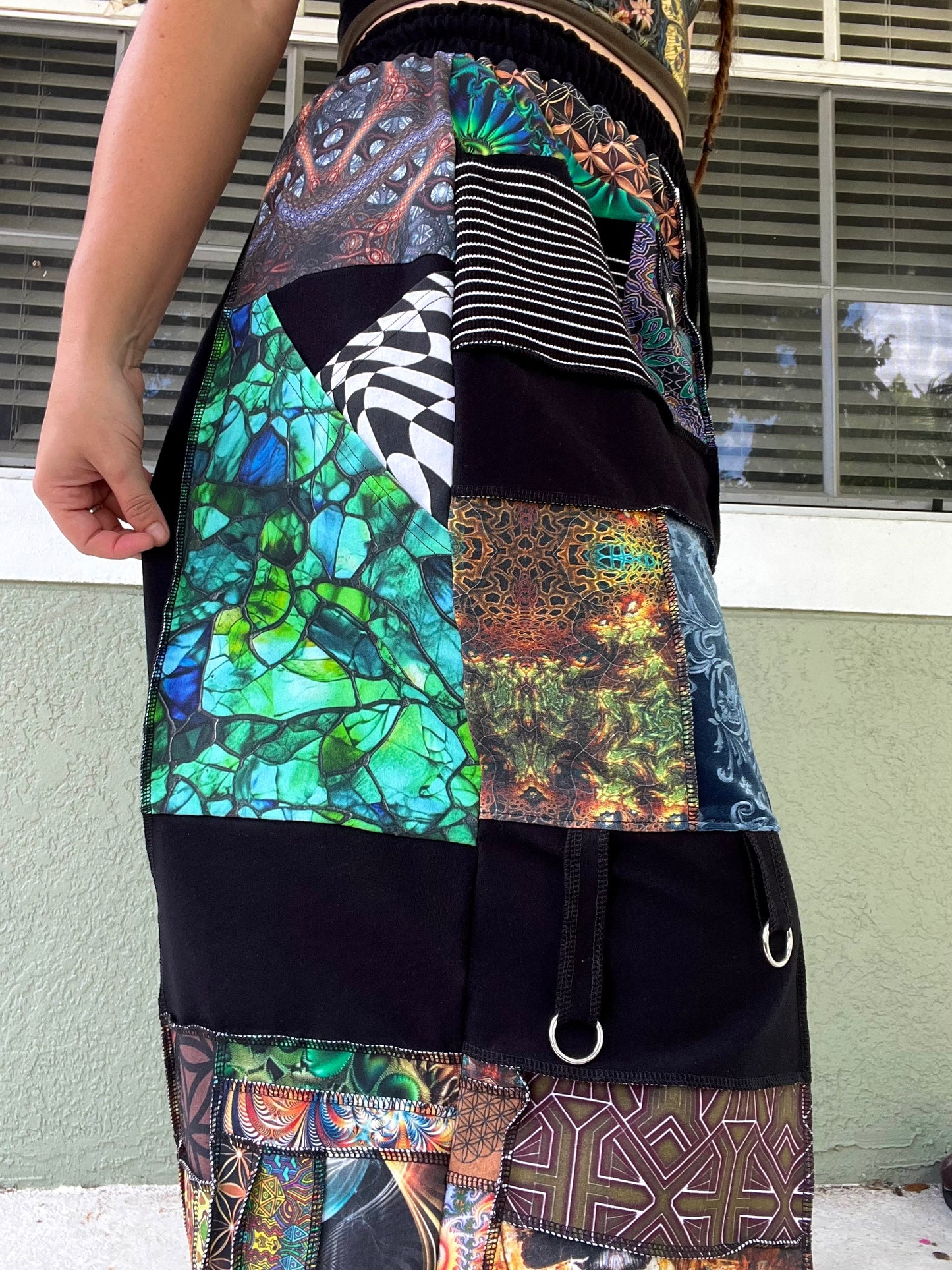 Xtra Patchwork Pants XS-XL