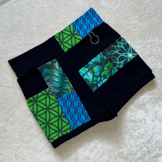 Patchwork Ring Shorts M/L