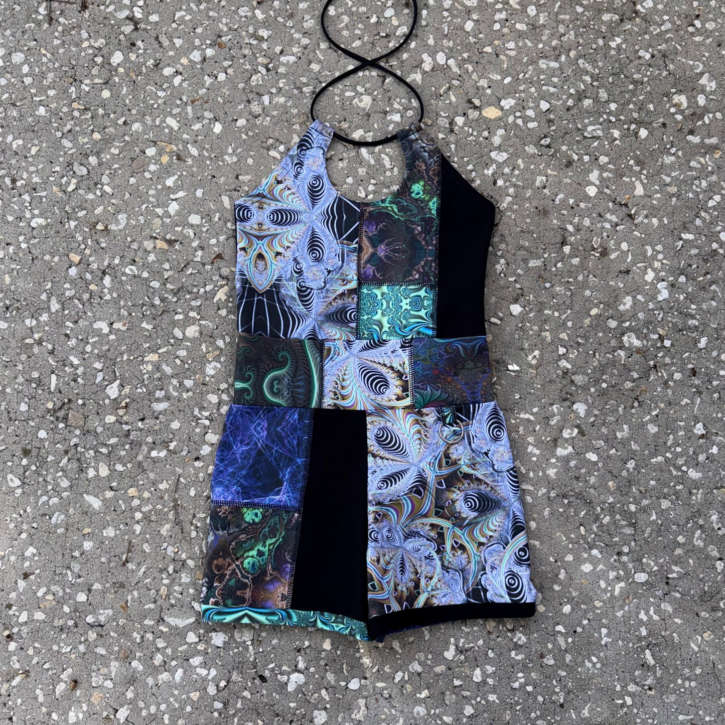 Patchwork Romper S/M