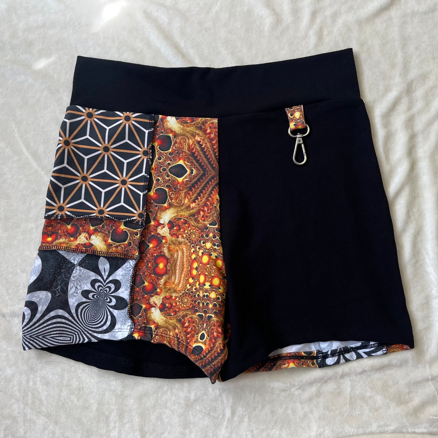 Patchwork Keychain Shorts ✾ M/L