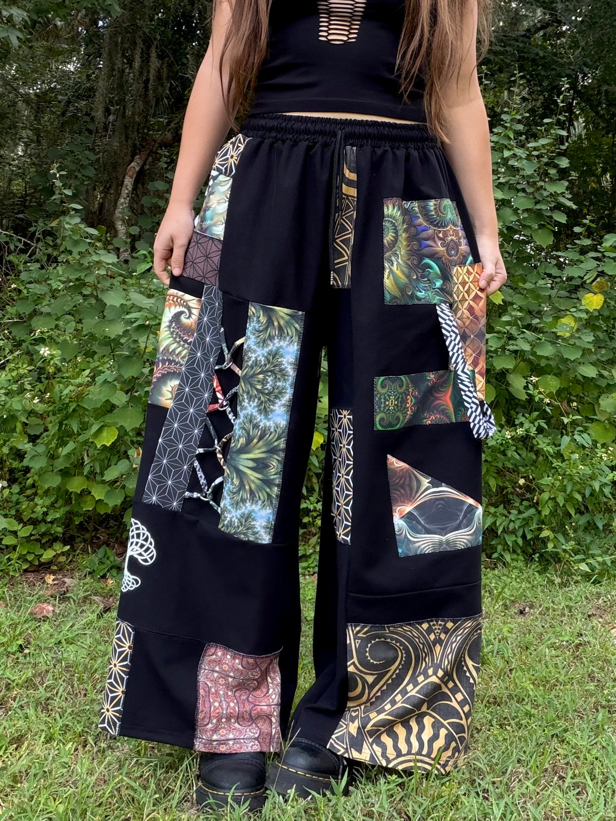Patchwork Pants 🪾 XS-XL