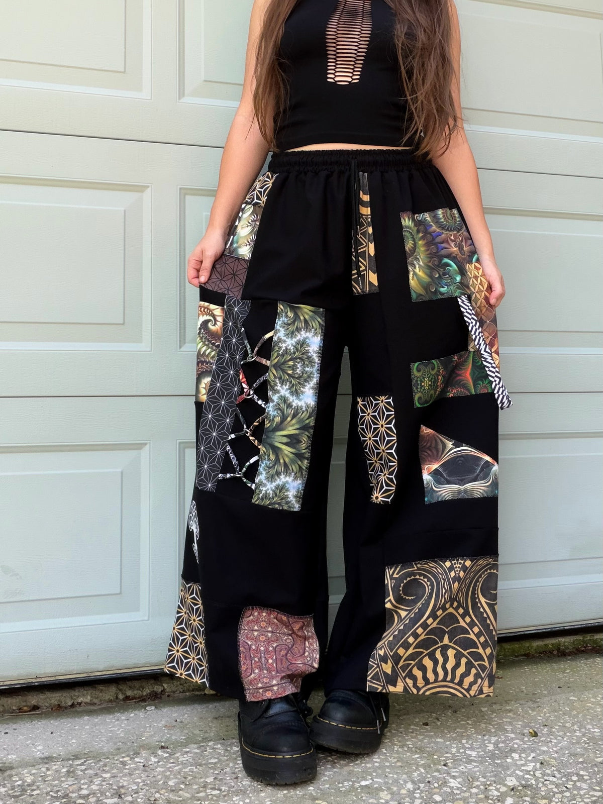 Patchwork Pants 🪾 XS-XL
