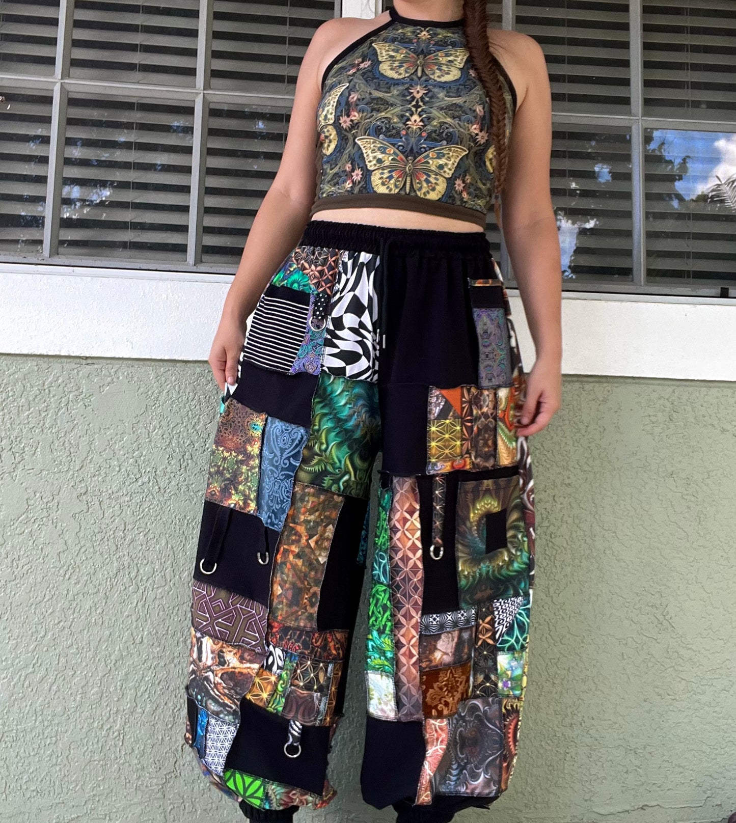 Xtra Patchwork Pants XS-XL