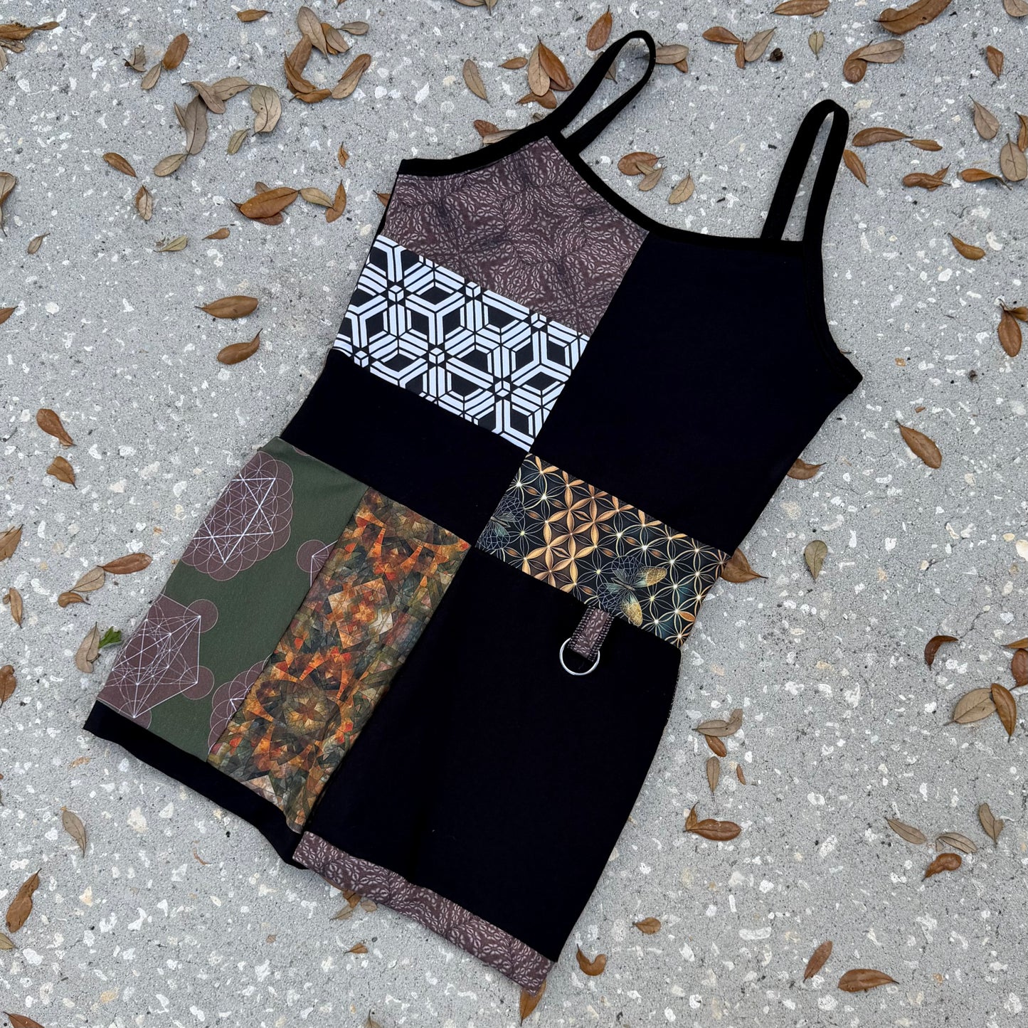 Patchwork Romper L/XL