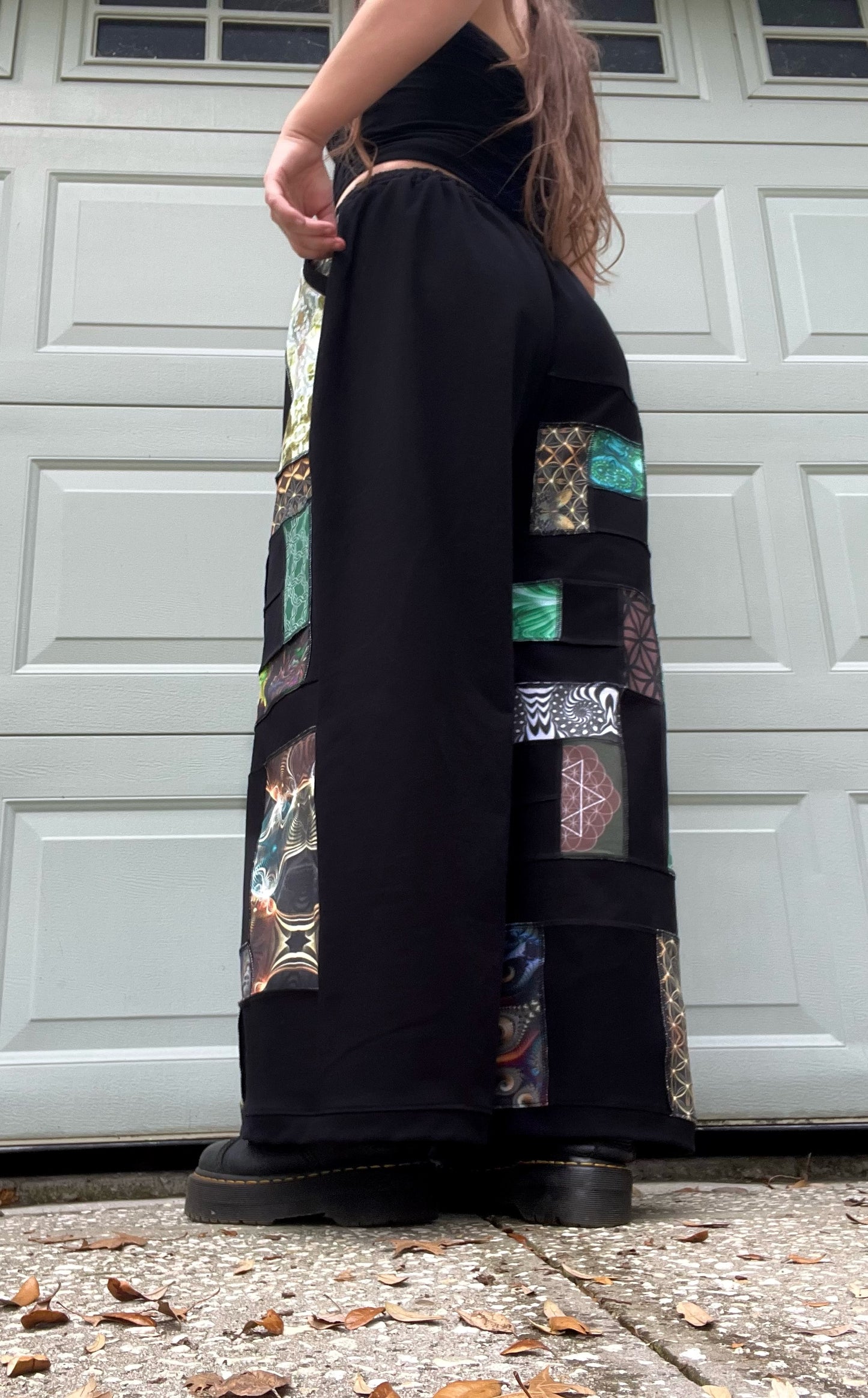 Scrap Patchwork Pants XS-XL