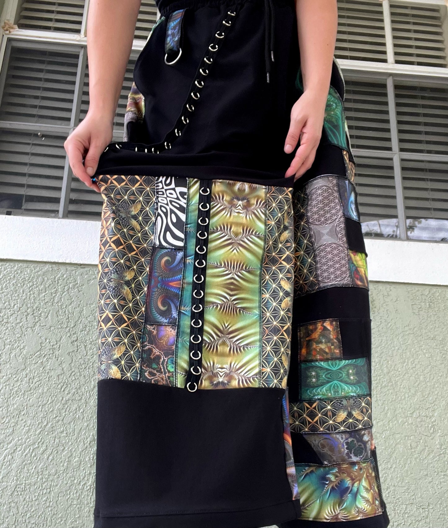 Scrap Patchwork Pants XS-XL