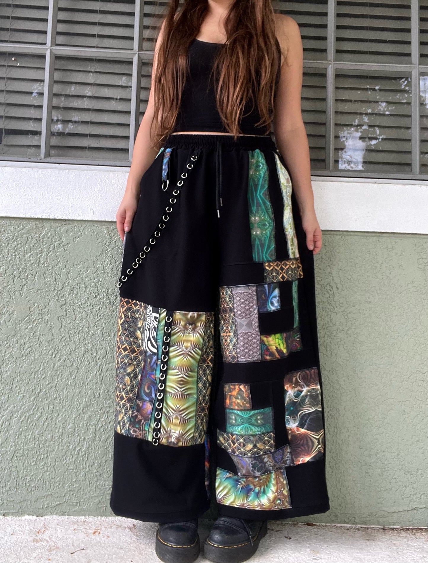 Scrap Patchwork Pants XS-XL