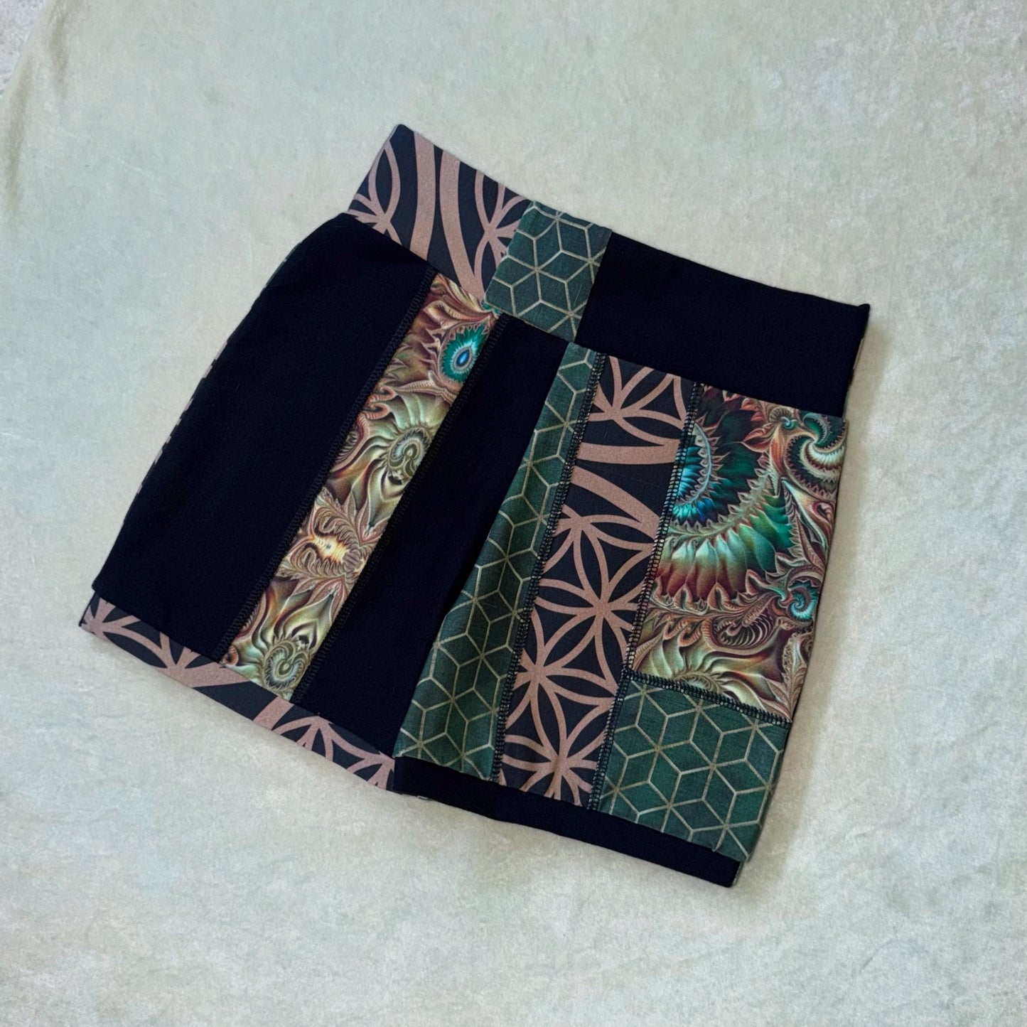 Patchwork Tube & Shorts Set XS/S