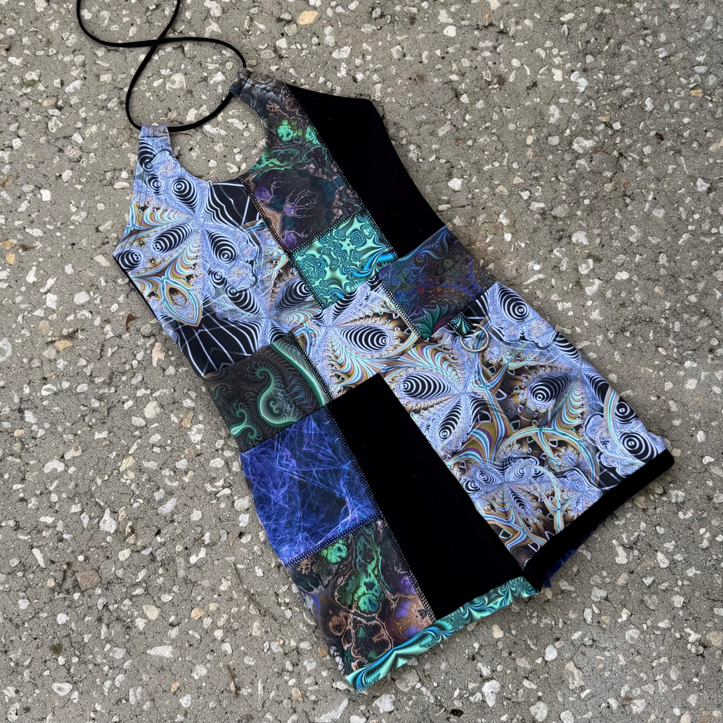 Patchwork Romper S/M