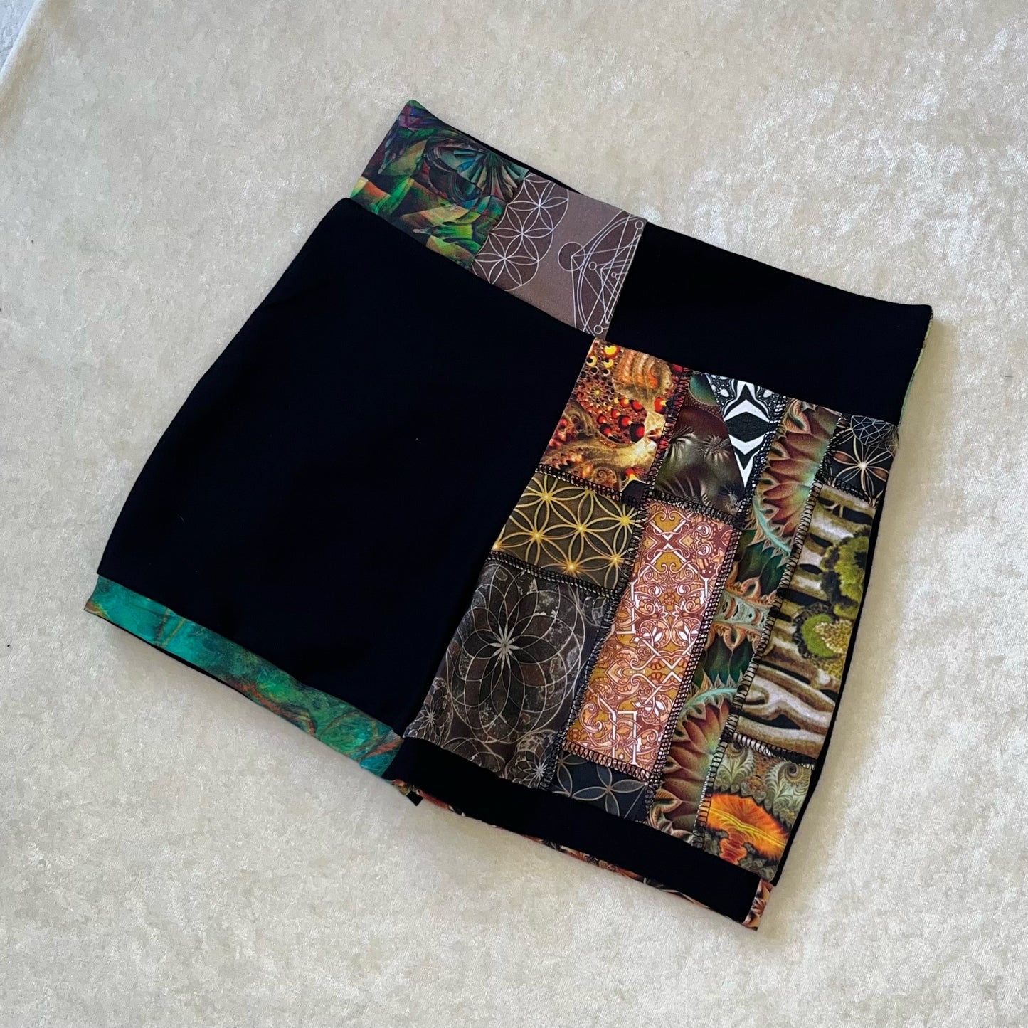 Xtra Patchwork Ring Shorts S/M