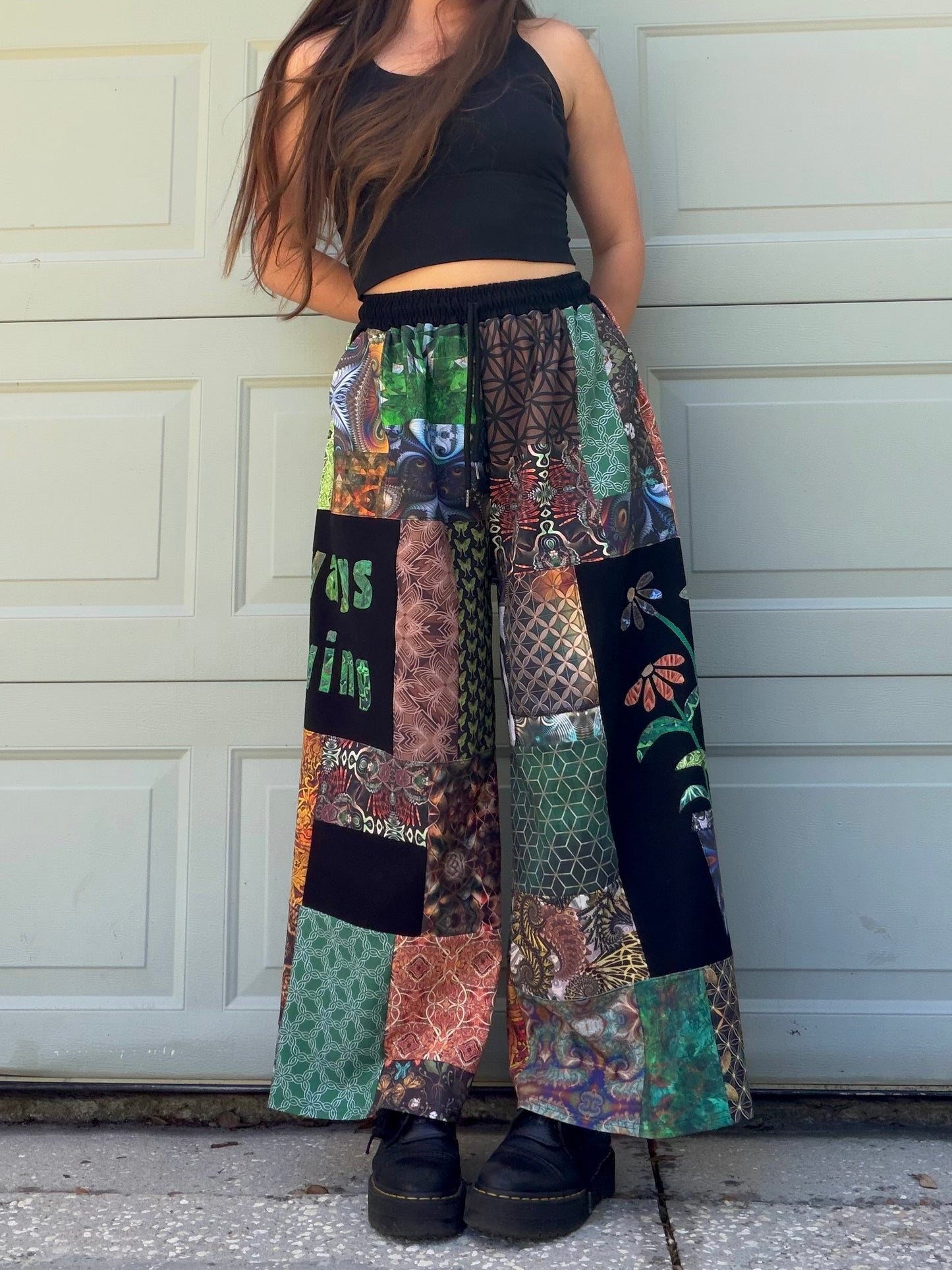Plant Pot Patchwork Pants 🌱 XS-XL