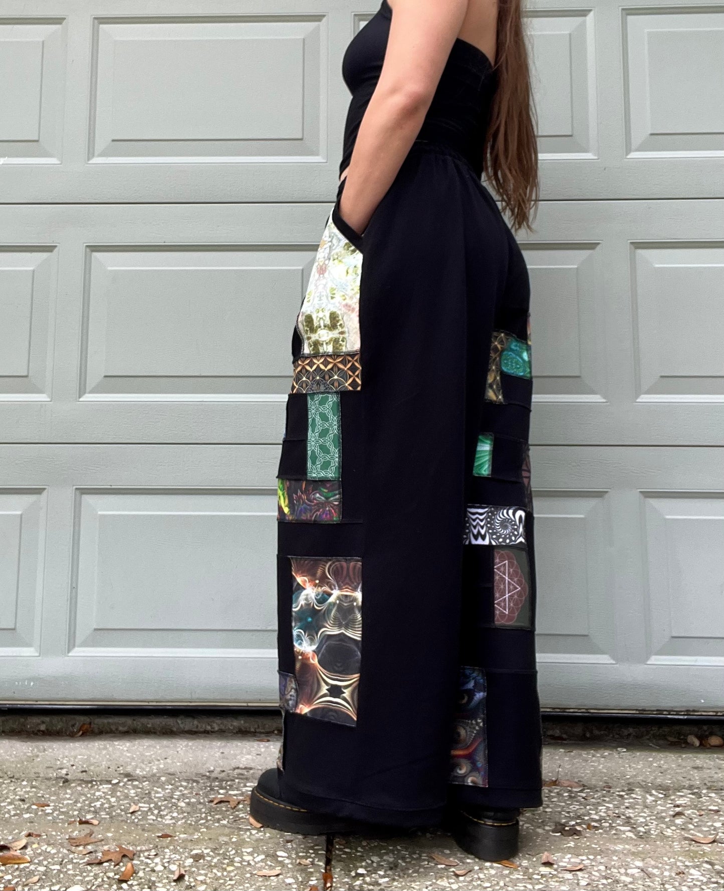 Scrap Patchwork Pants XS-XL