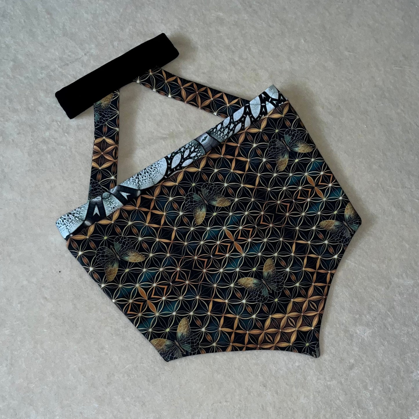 Choker Pixie Top XS/S (patchwork back)