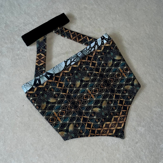 Choker Pixie Top XS/S (patchwork back)