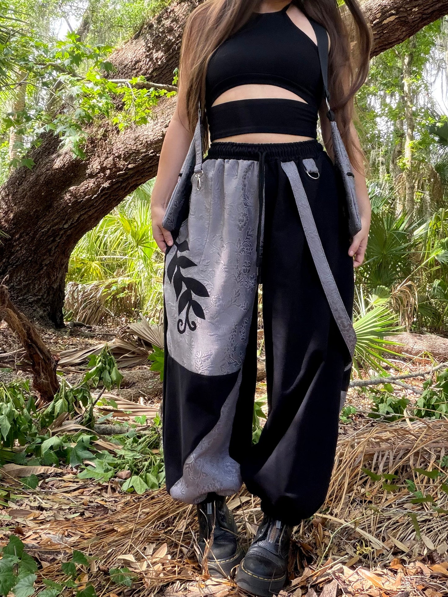 Patchwork Pants XS-XL