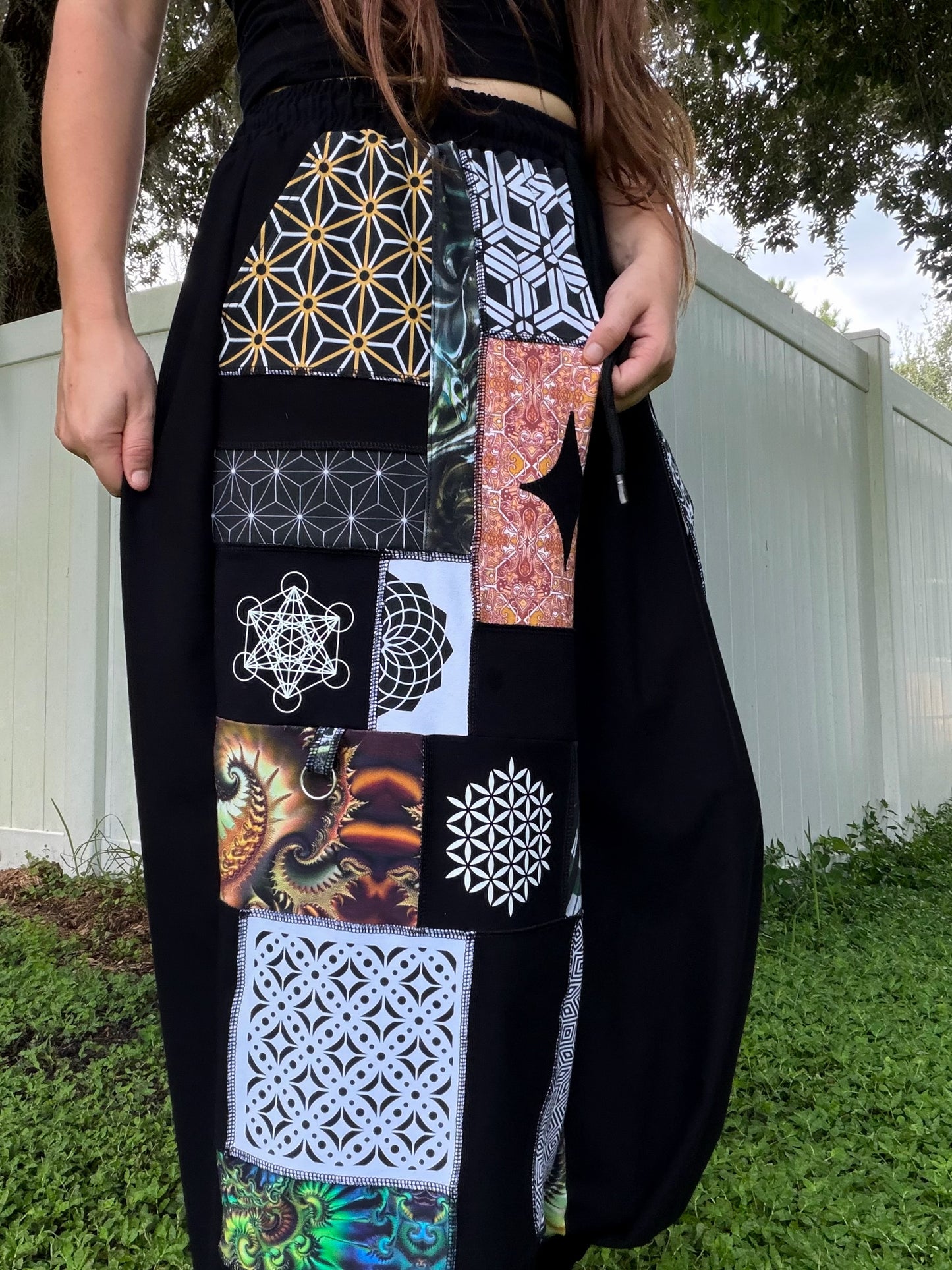 Patchwork Pants XS-XL ✨