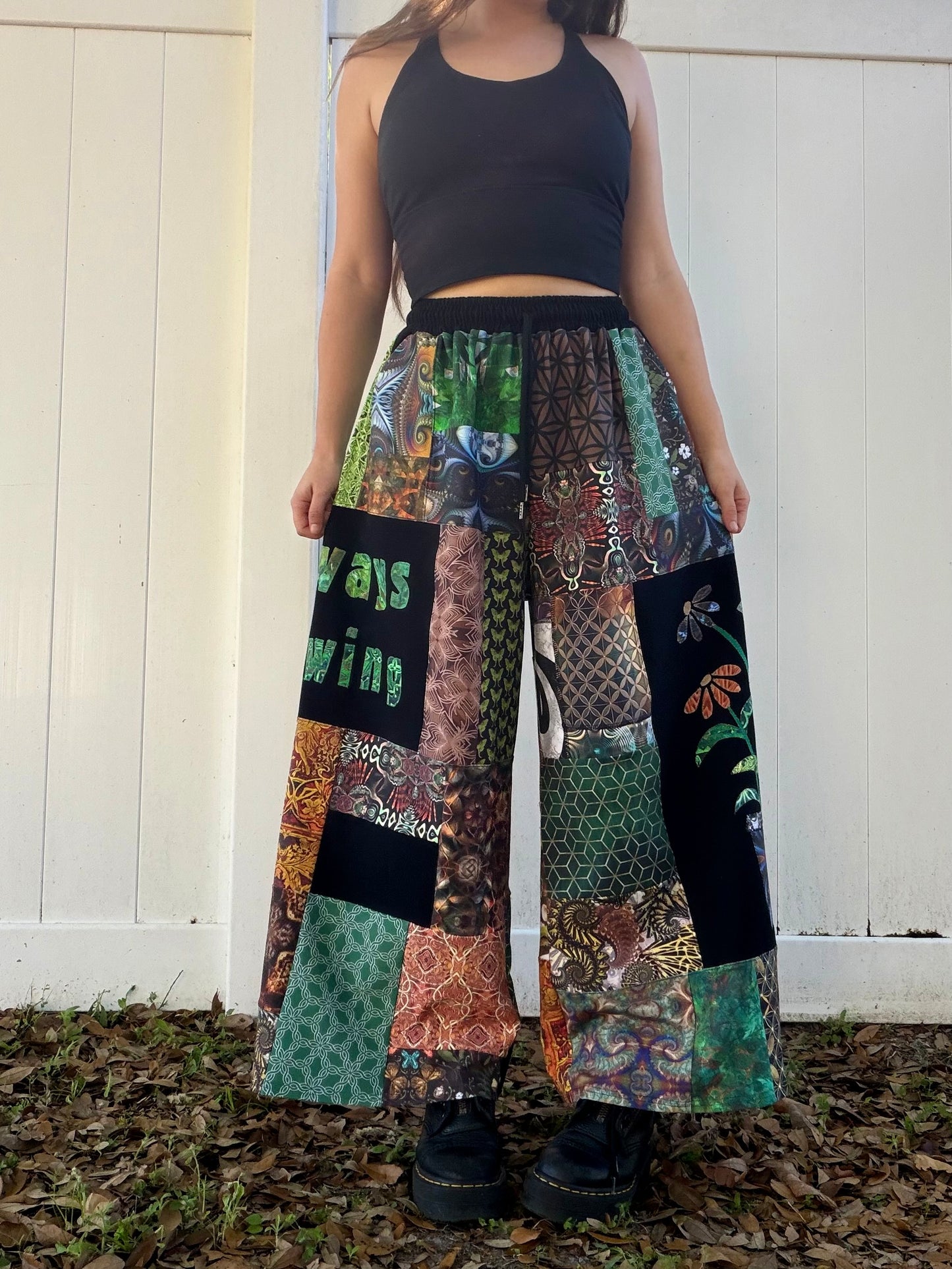 Plant Pot Patchwork Pants 🌱 XS-XL