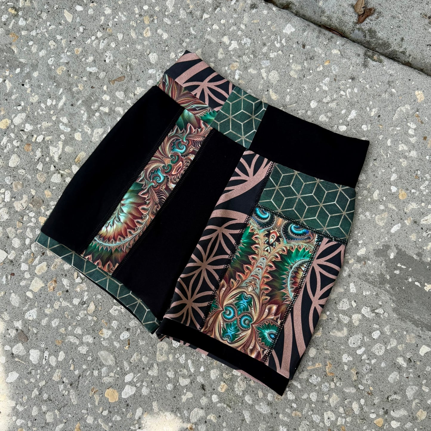 Patchwork Tube & Shorts Set XS/S