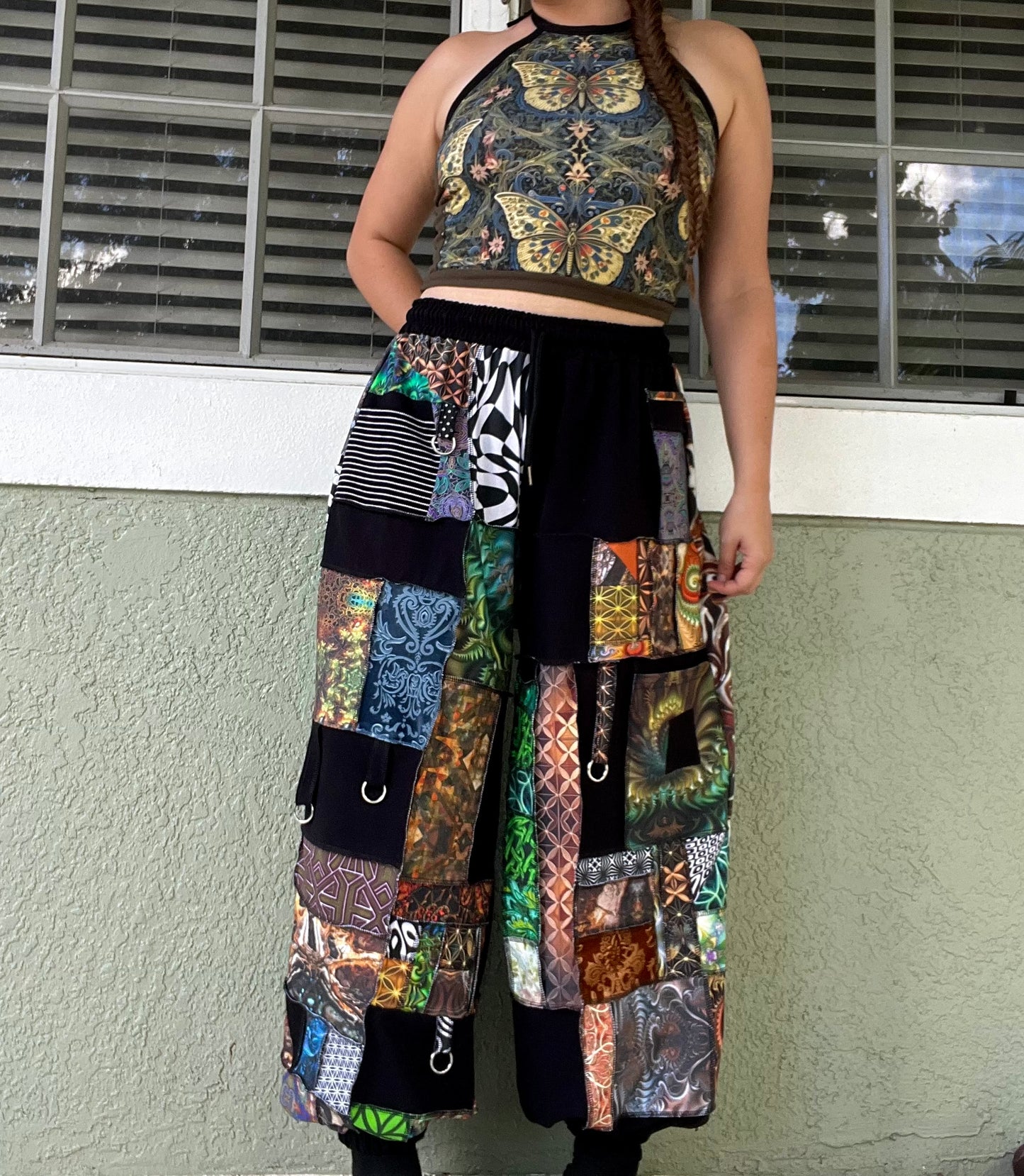 Xtra Patchwork Pants XS-XL