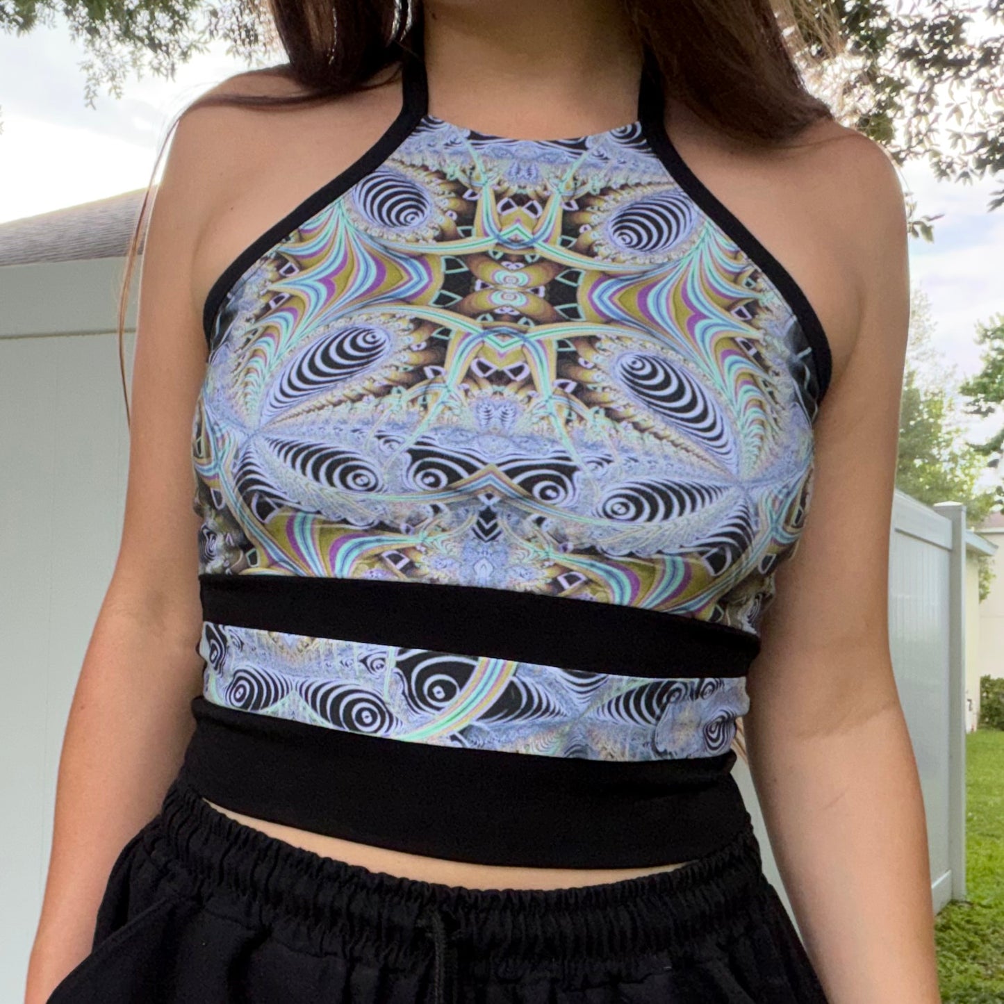 High Neck Halter Top ཐི༏ཋྀ󠀮 M/L