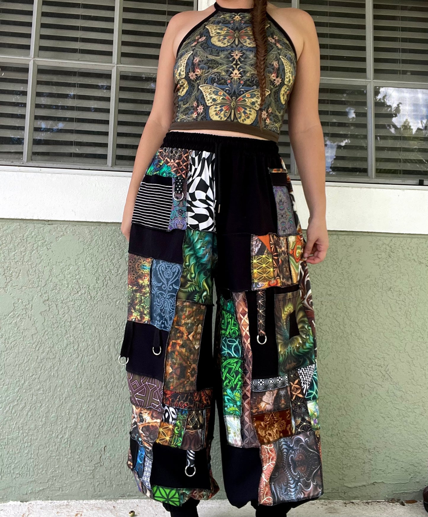 Xtra Patchwork Pants XS-XL