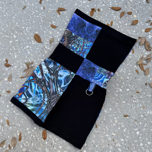 Patchwork Tube Romper XS/S