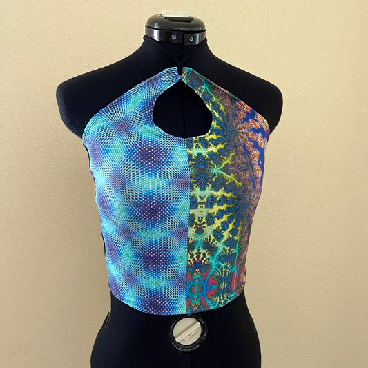 Keyhole Halter Split Top  ✾ XS/S