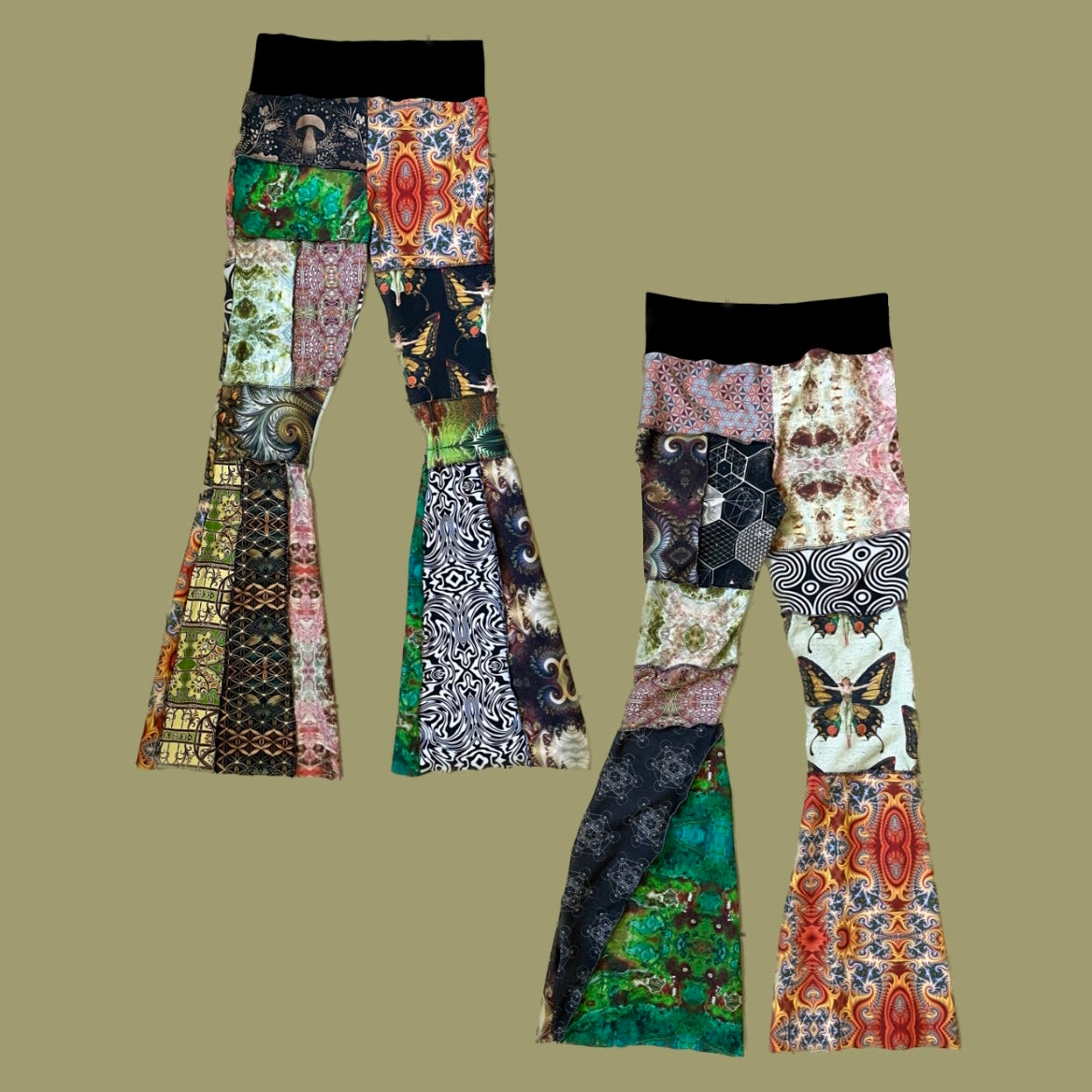 Patchwork Pants ♡ M/L