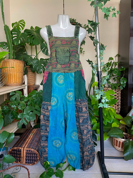 Horizon Patchwork Overalls