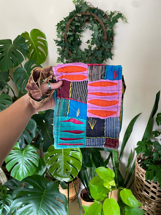 Patchwork Bag w/ Adjustable Strap