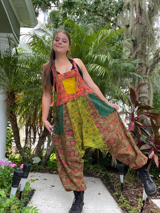 Harem Style Overalls