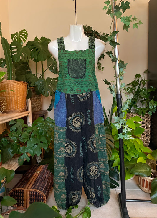Jasmine Patchwork Overalls
